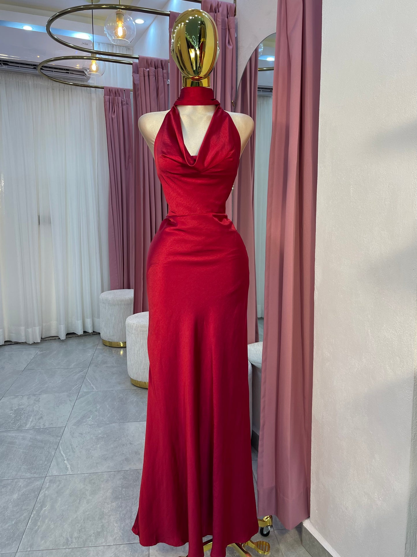 VESTIDO MAXI HALTER