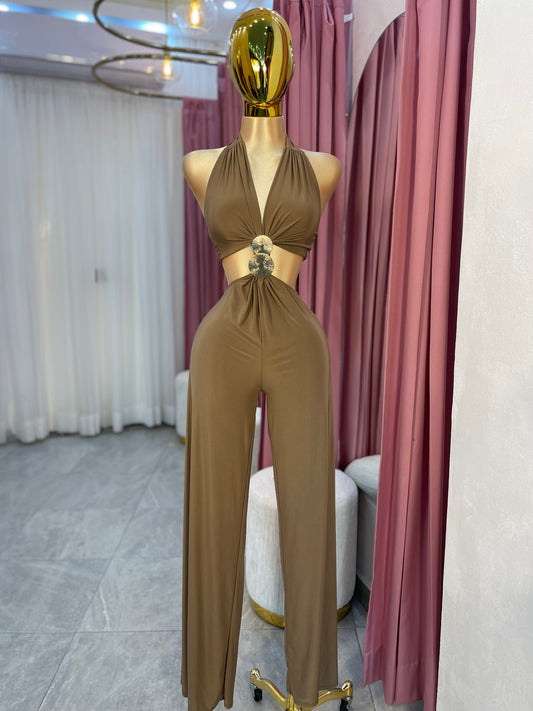 JUMPSUIT LICRA DORADA