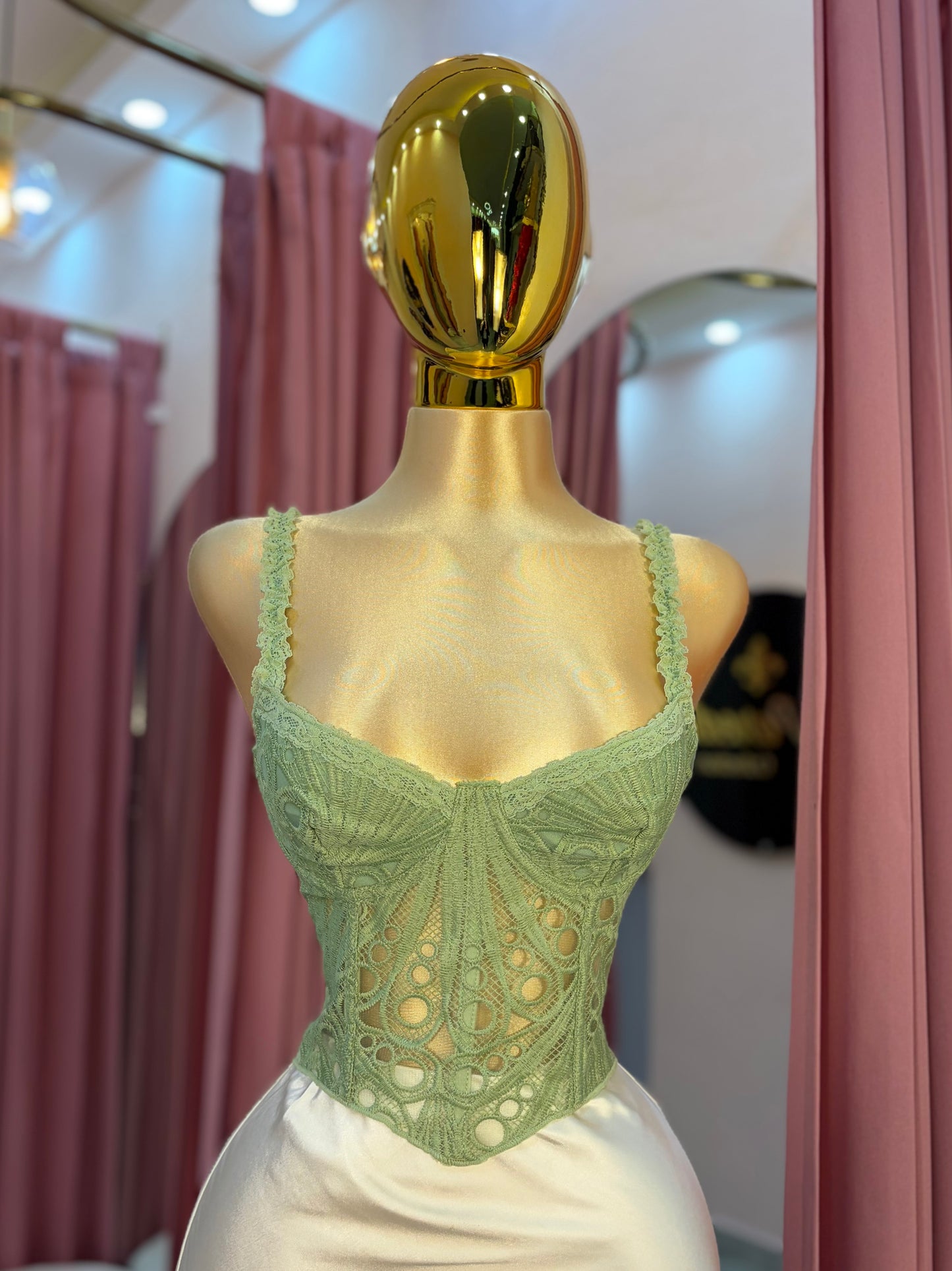 TOP BORDADO GREEN