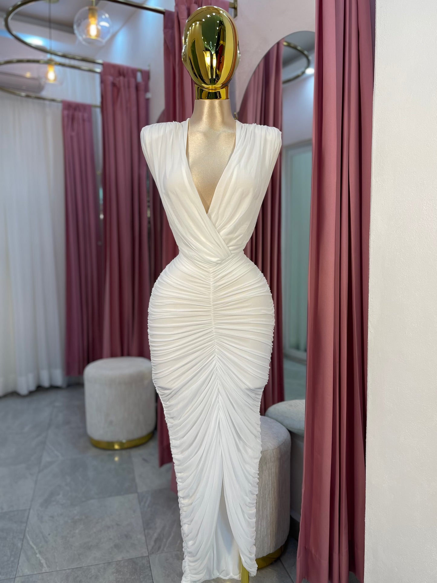 VESTIDO MAXI MESH