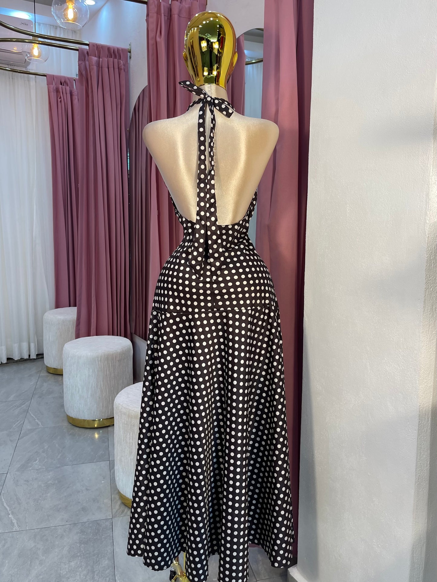 VESTIDO MAXI LUNARES