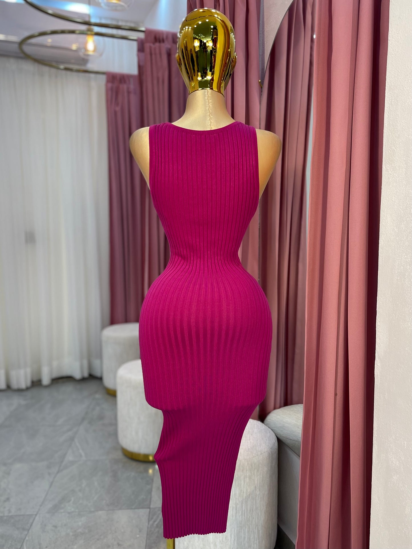 VESTIDO TELA DE PUNTO SIN MANGAS