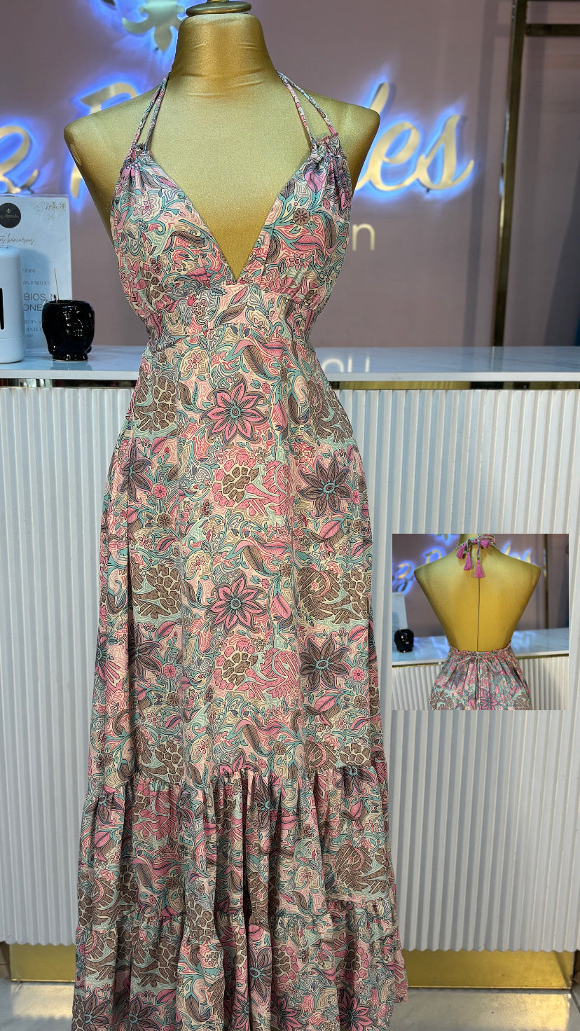 VESTIDO HINDU HALTER