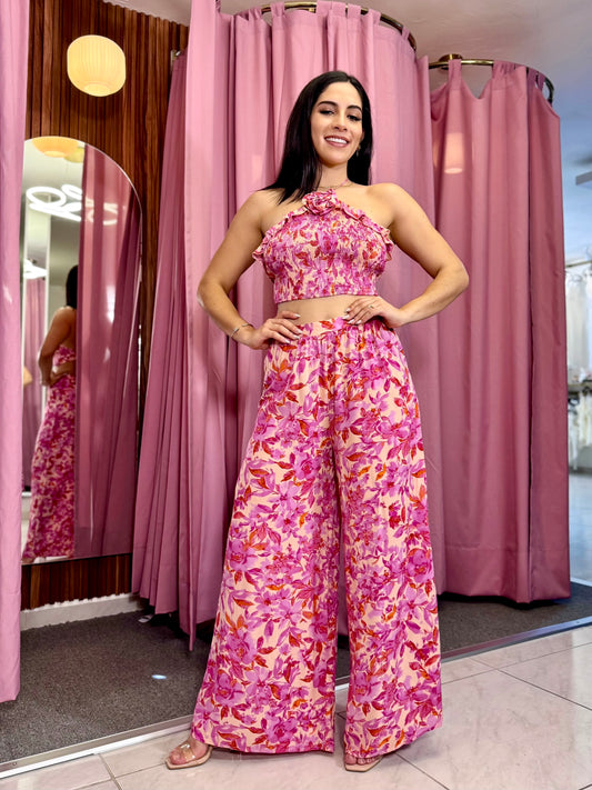 SET ESTAMPADO FLOR