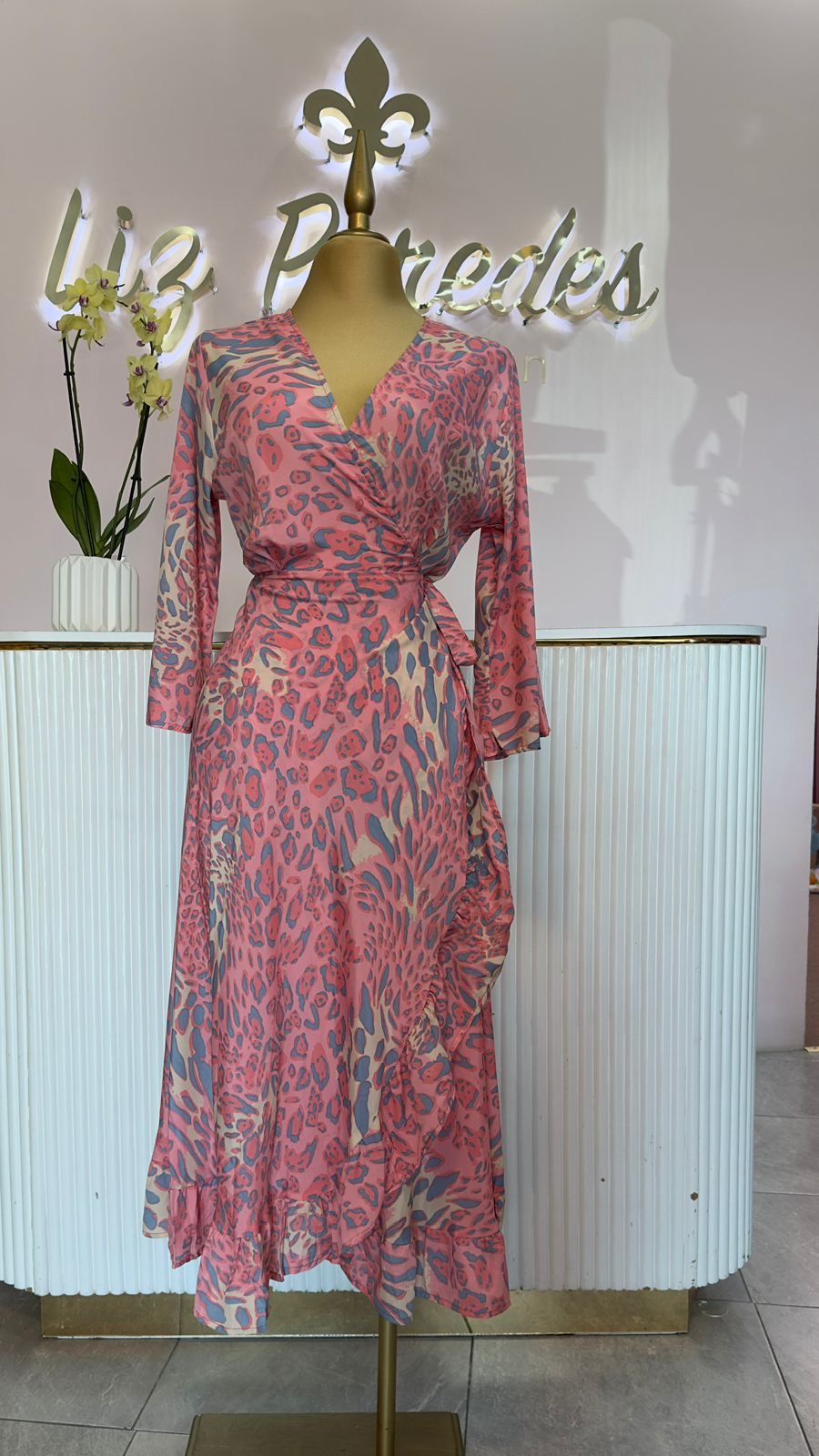 VESTIDO HINDÚ CRUZADO