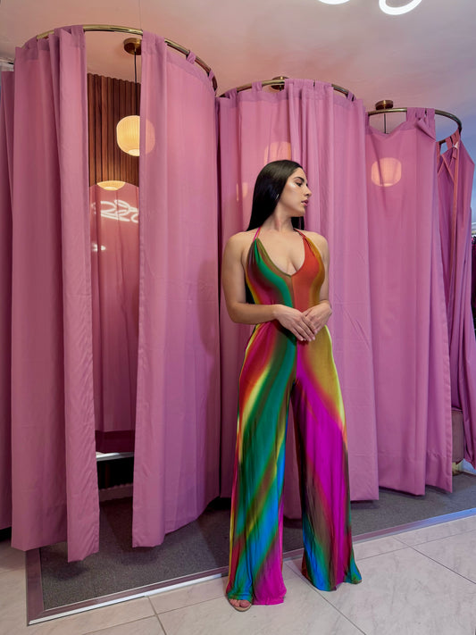JUMPSUIT MULTICOLOR WIDE LEG
