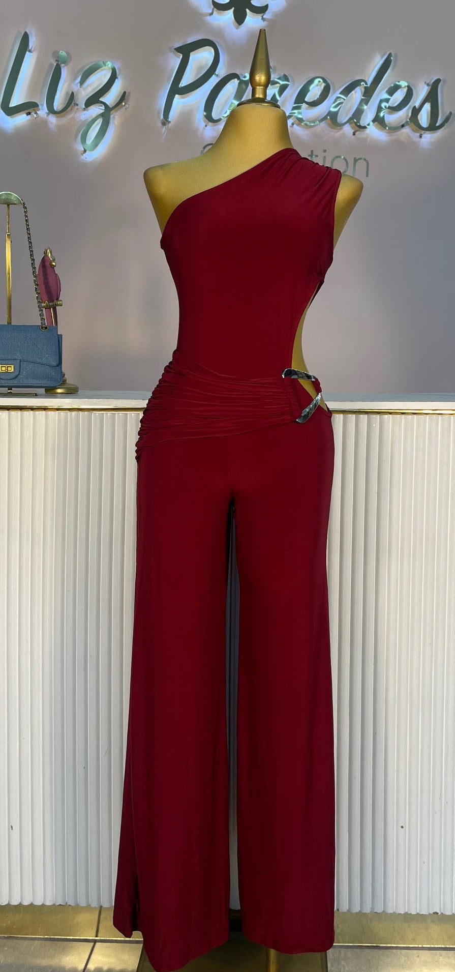 JUMPSUIT LICRA HEBILLA CINTURA