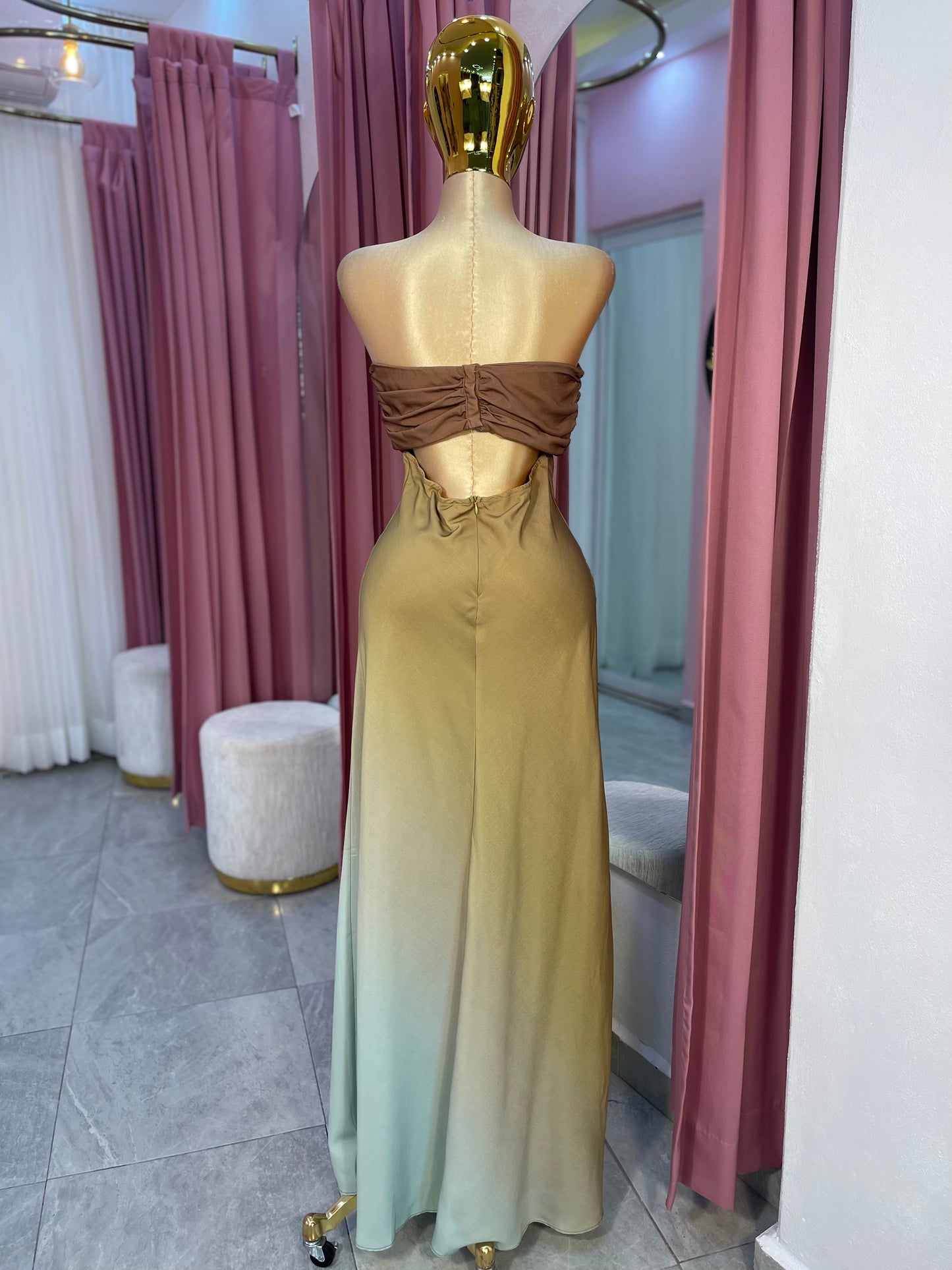 VESTIDO MAXI FLUIDO STAPLESS