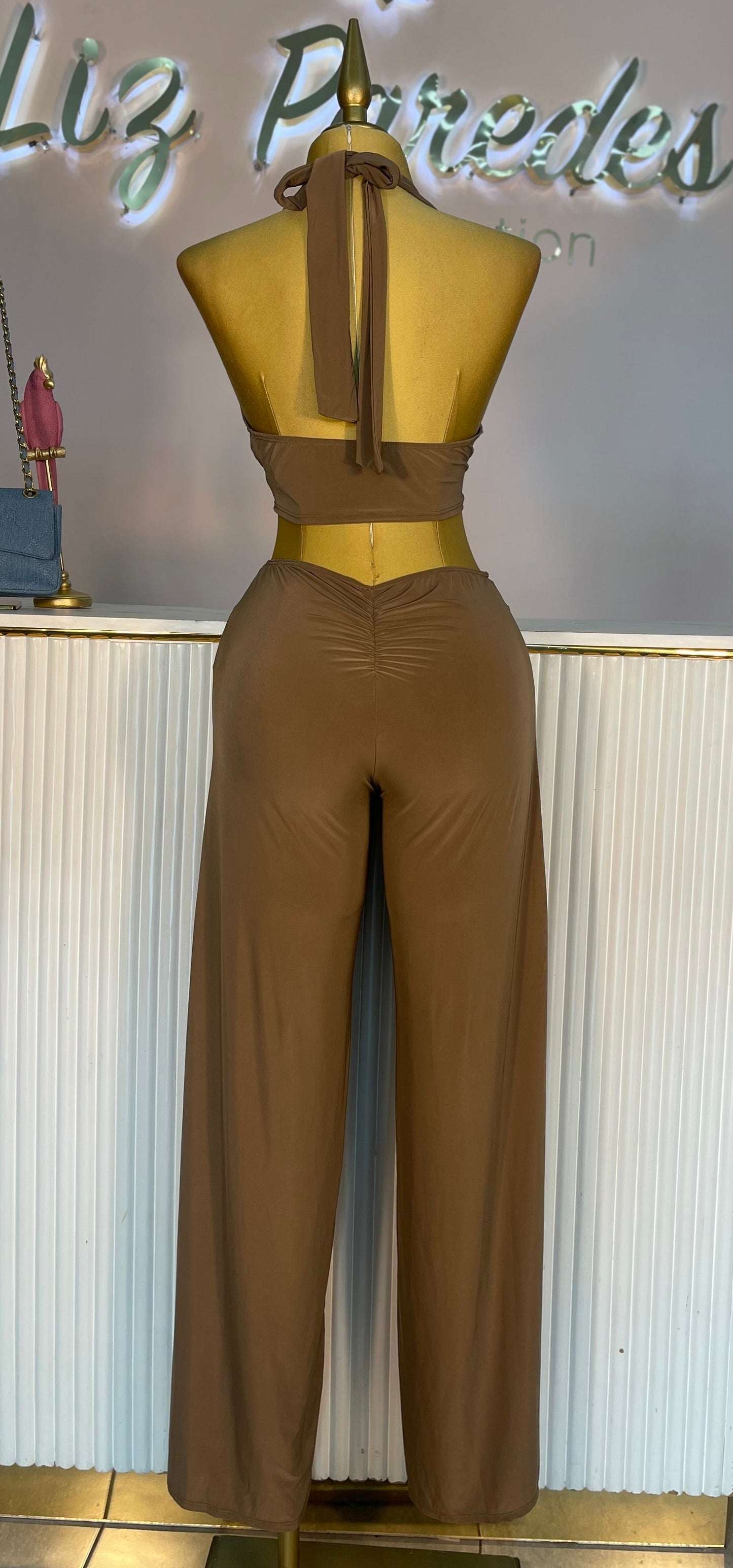 JUMPSUIT LICRA DORADA