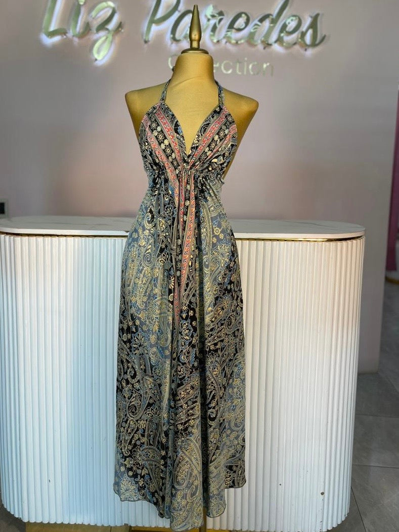 VESTIDO HINDU TIRANTES