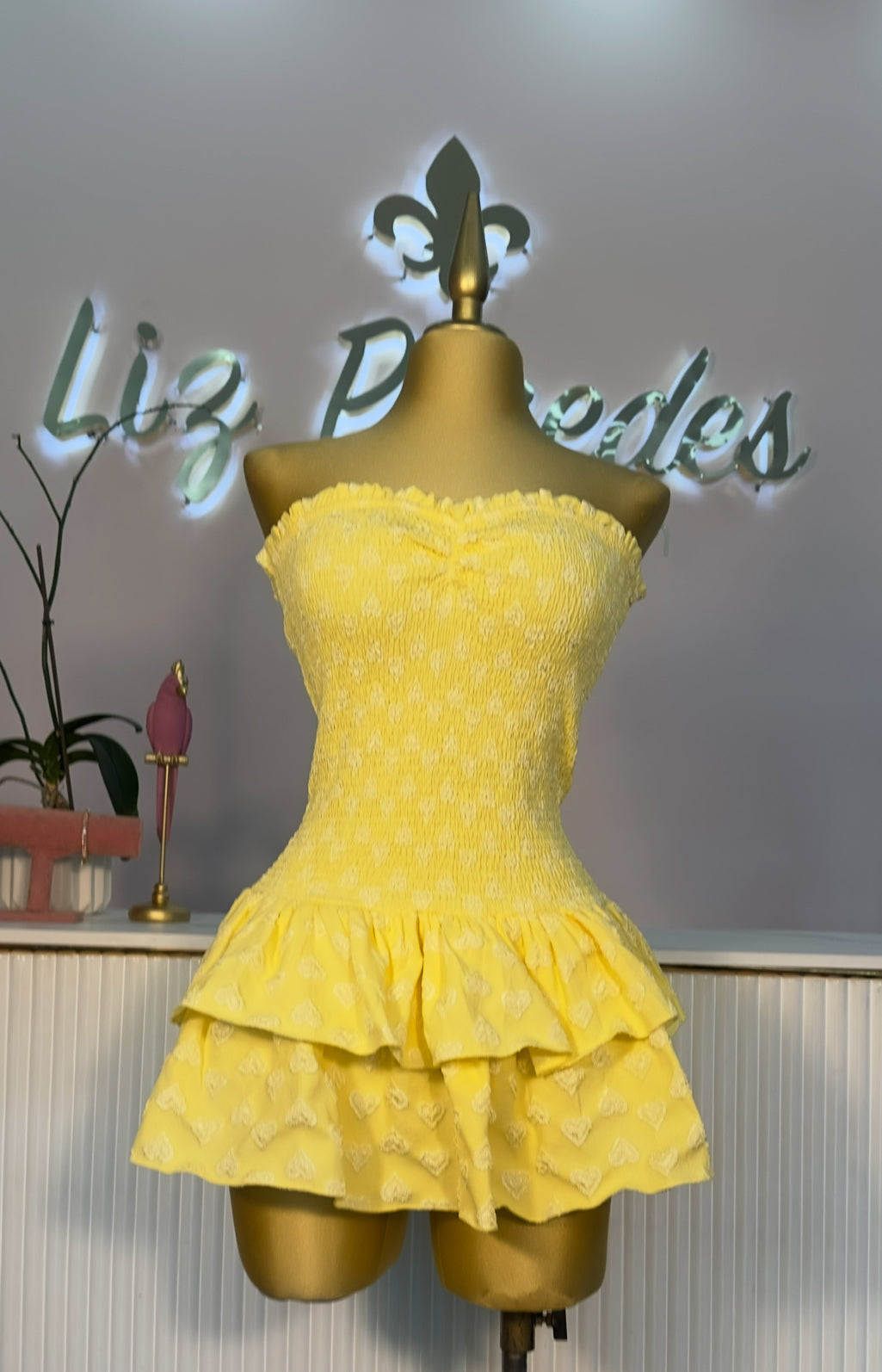 VESTIDO MINI STRAPLES