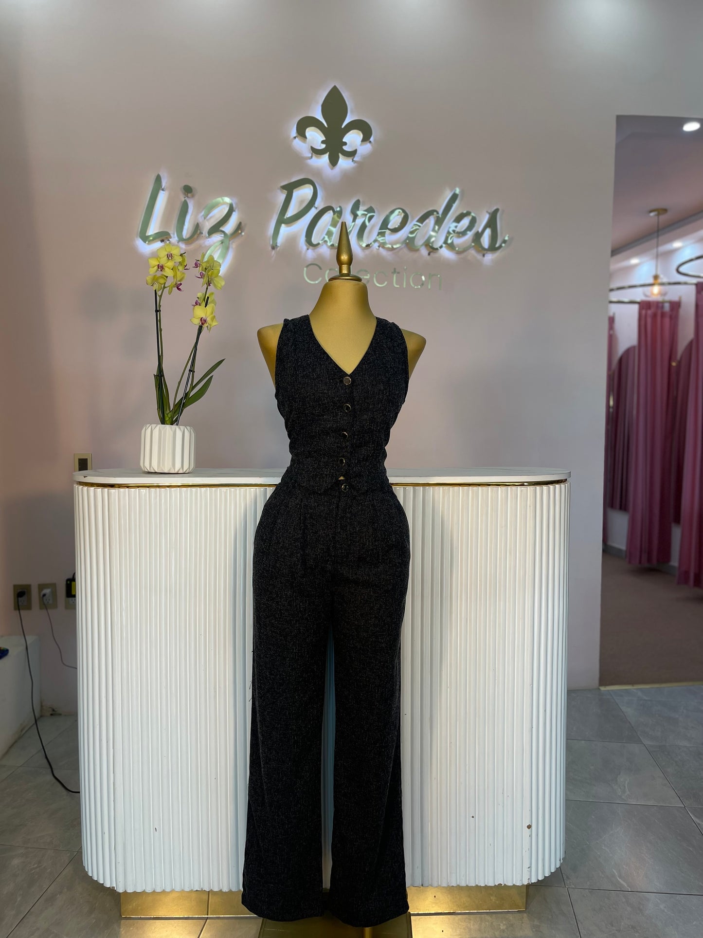 SET PANTALON CHALECO CHANEL