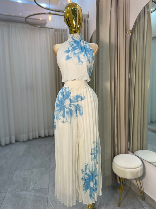 JUMSUIT FLOR AZUL