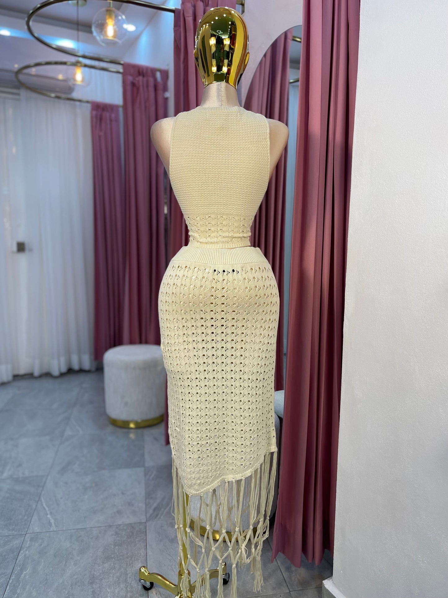 FALDA CROCHET