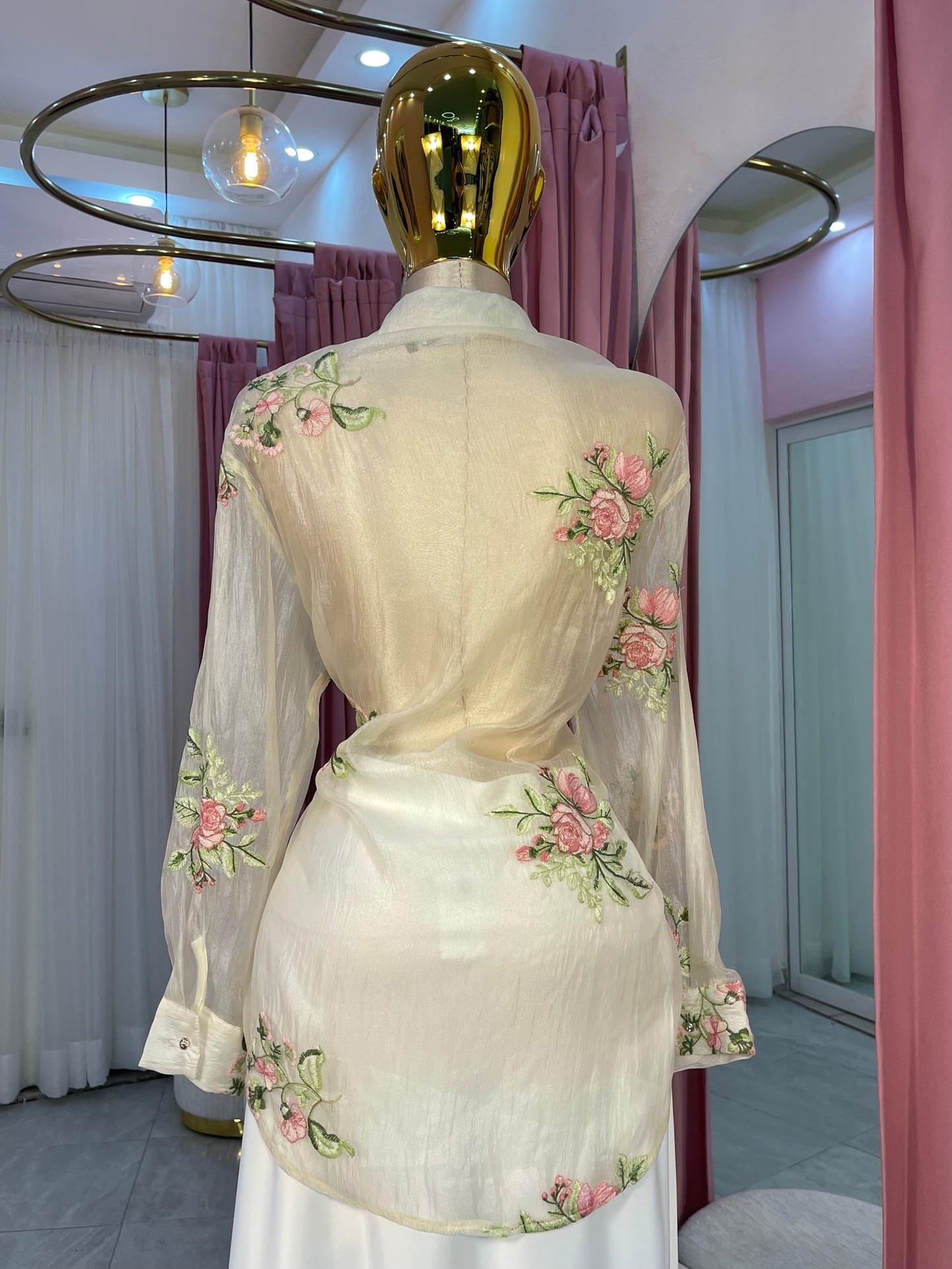 CAMISA OVERSIZE FLOR