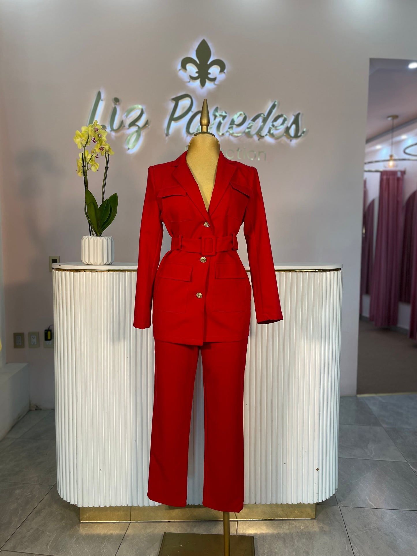 SET BLAZER MANGA LARGA