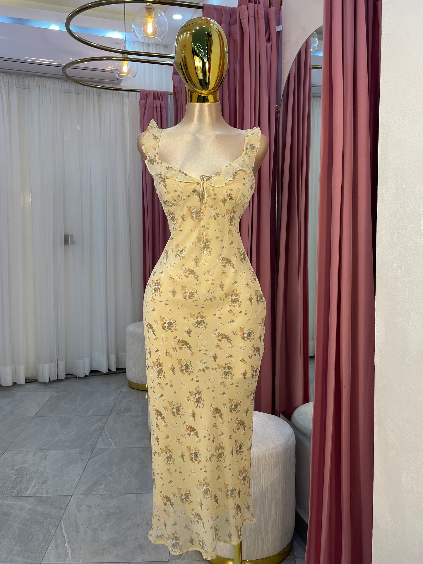VESTIDO MIDI ESTAMPADO