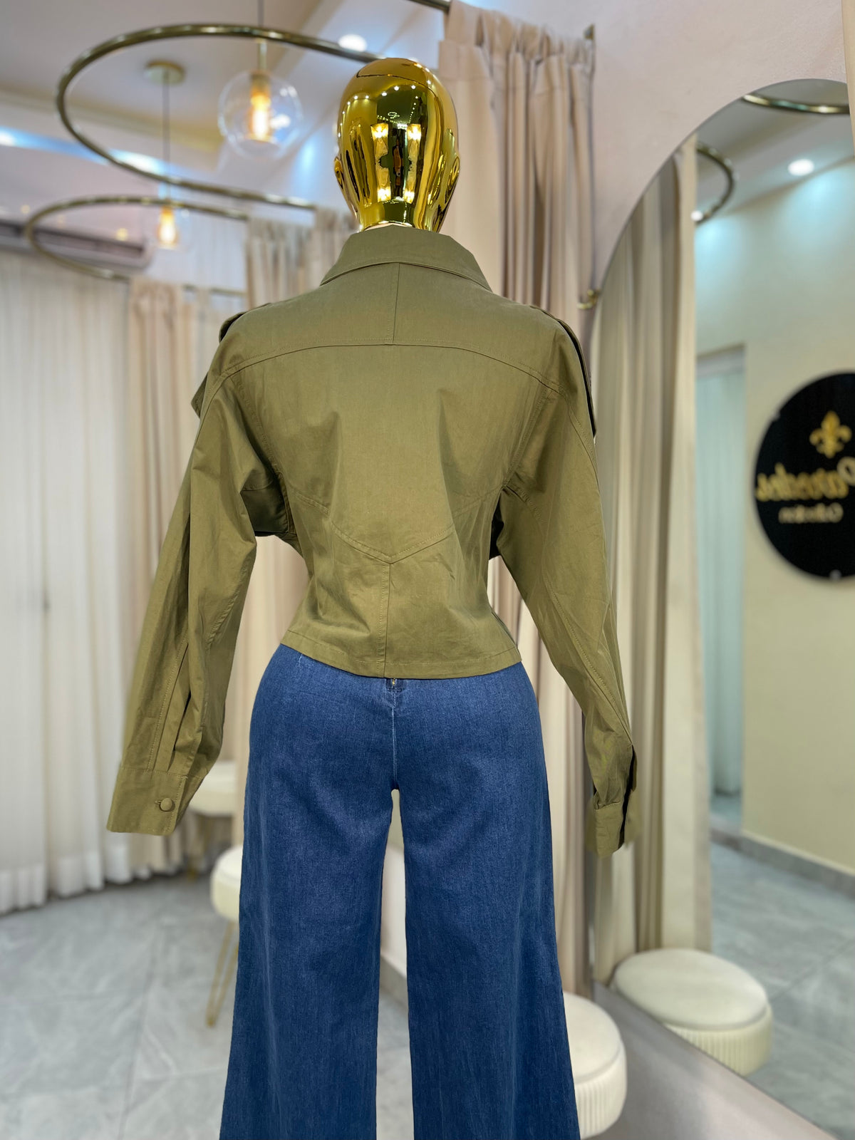 CHAQUETA CUELLO ALTO