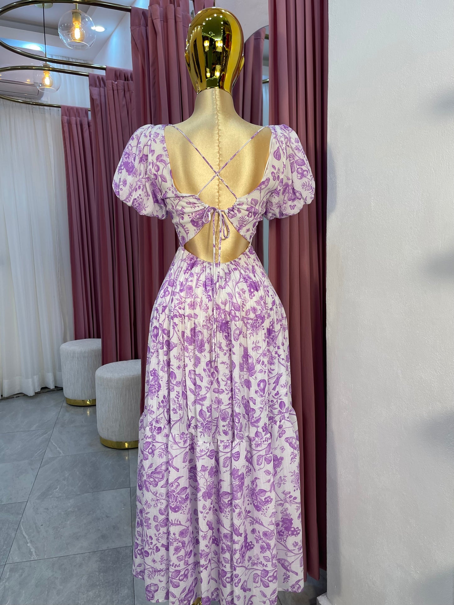 VESTIDO MAXI FLORAL