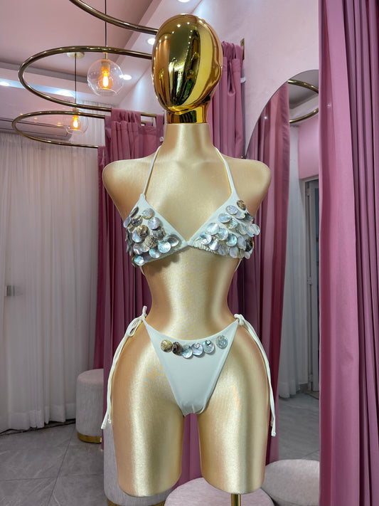 BIKINI BLANCO CONCHAS