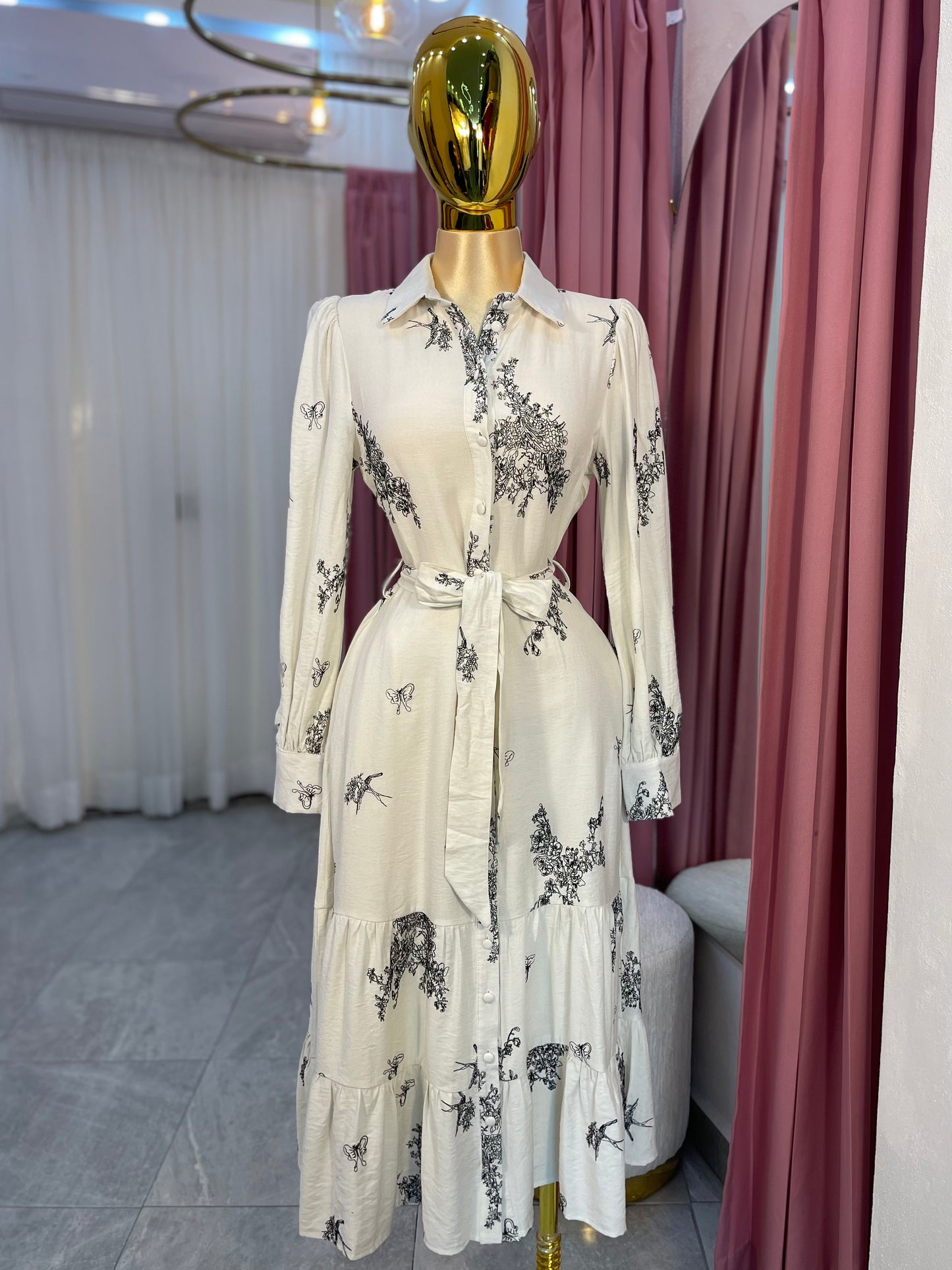 VESTIDO WITHE MULTI