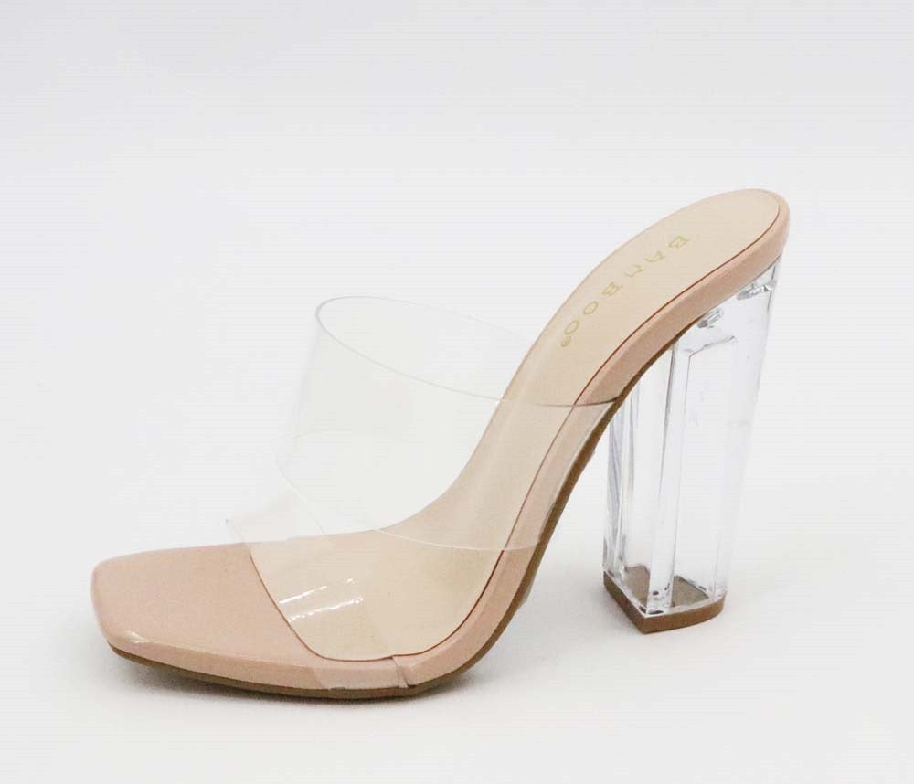 ZAPATILLAS TACON TRASPARENTE