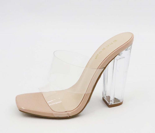 ZAPATILLAS TACON TRASPARENTE