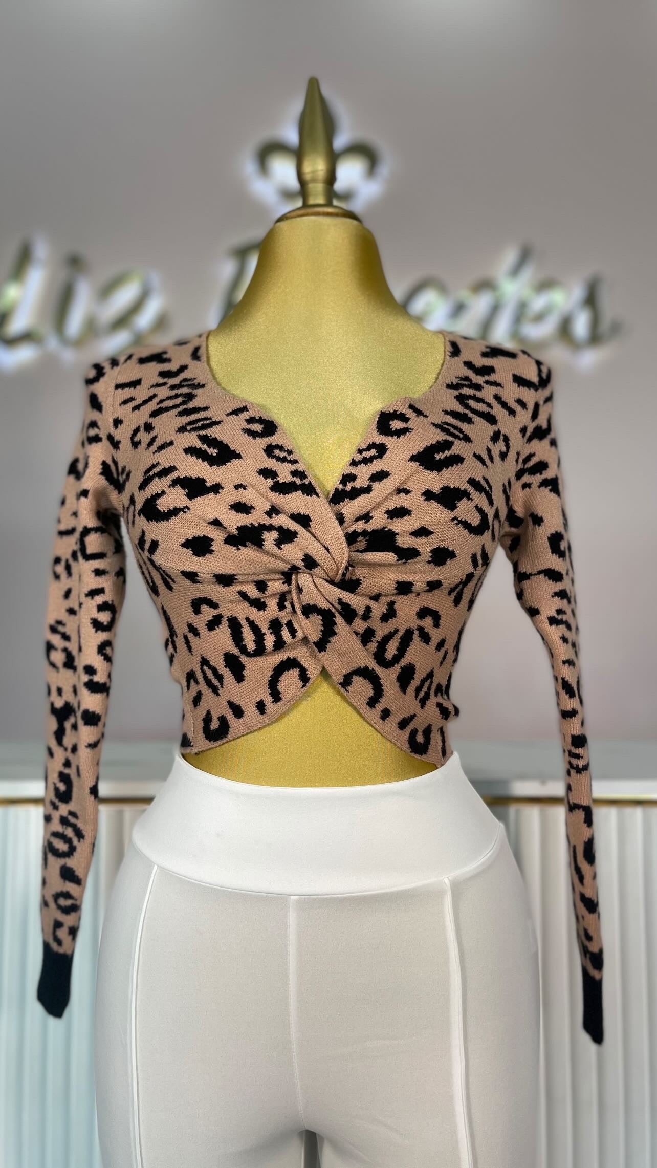TOP PUNTO ANIMAL PRINT
