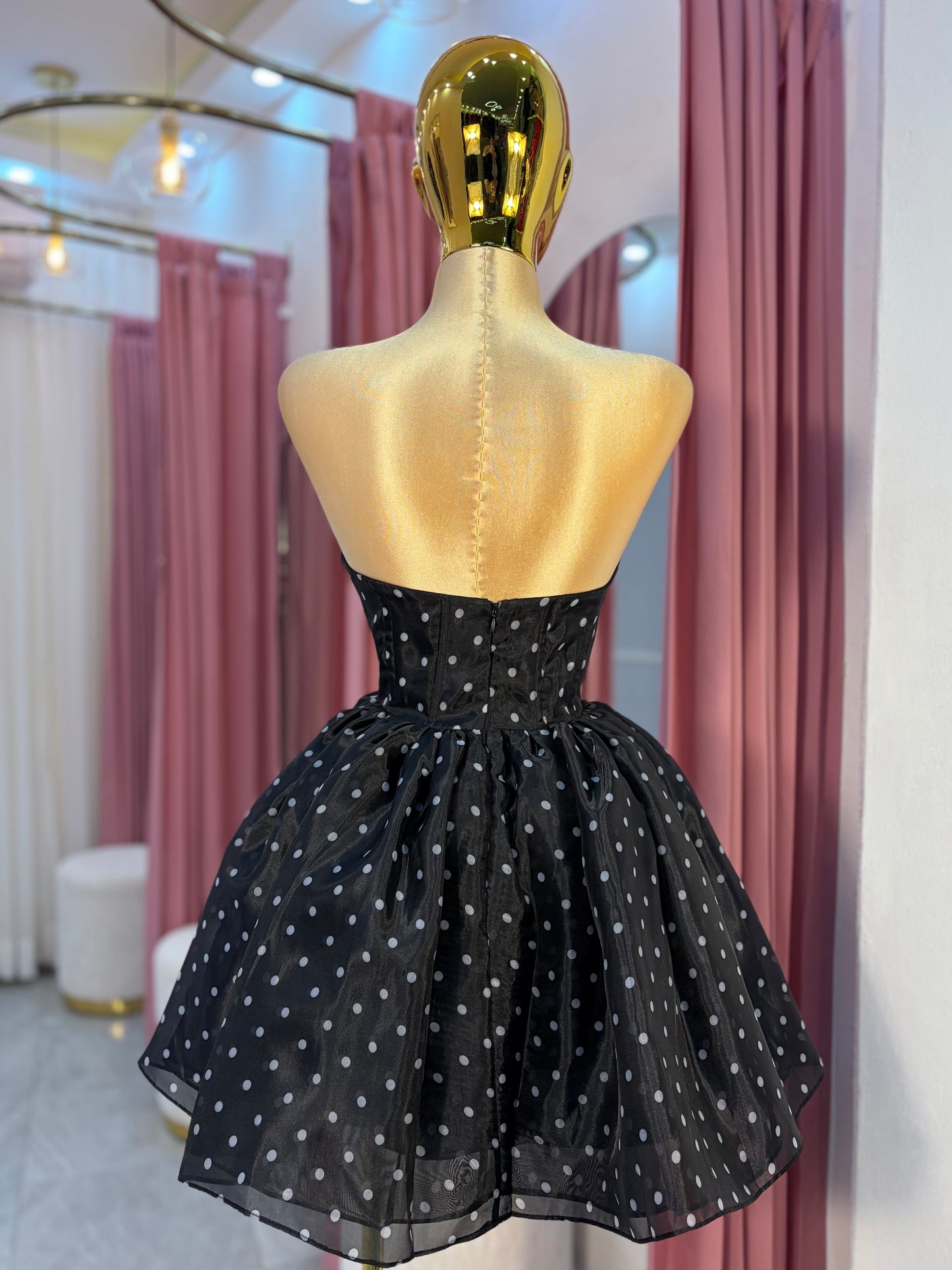 VESTIDO MINI LUNARES