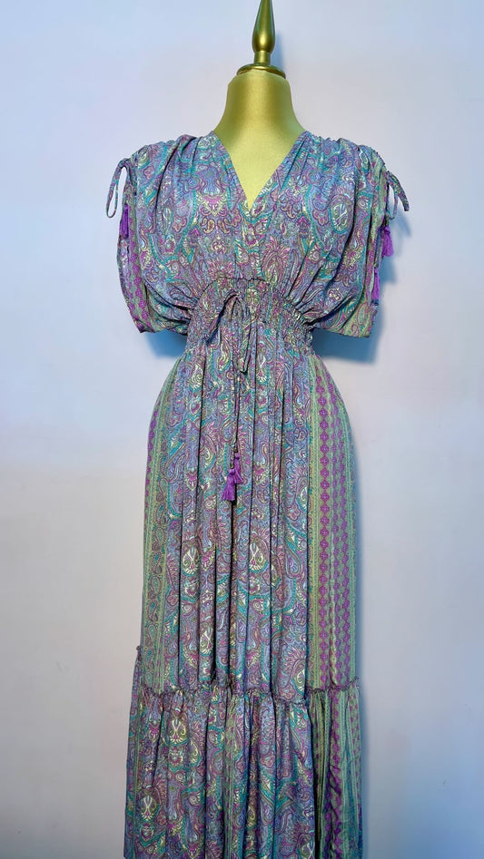 VESTIDOS HINDU RESORTE  CINTURA