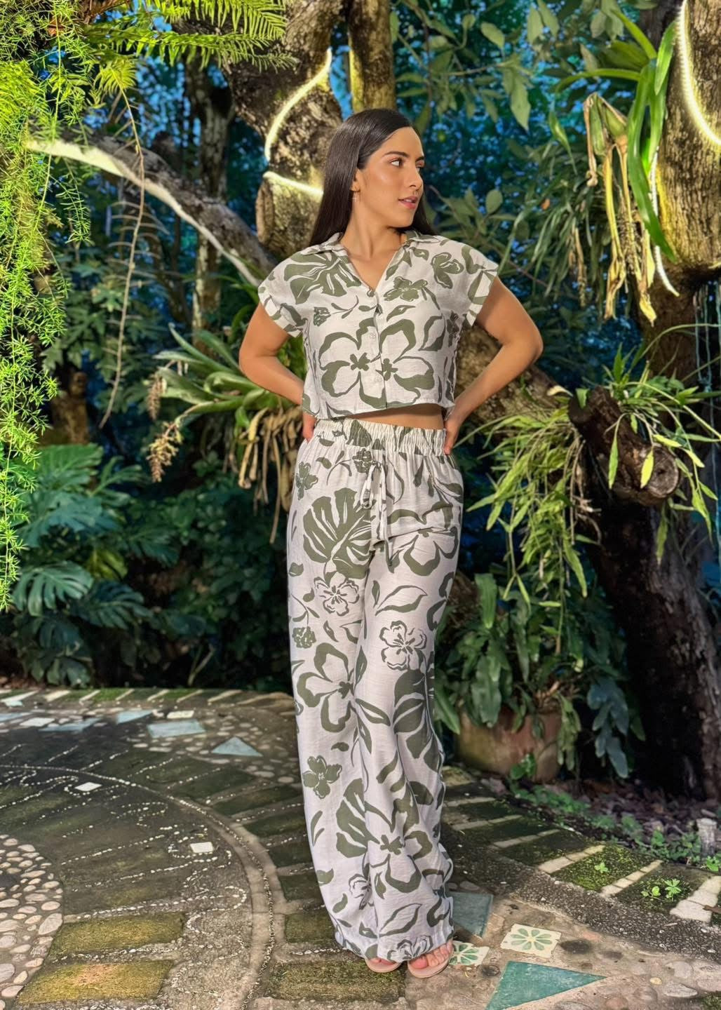 SET BLANCO/VERDE