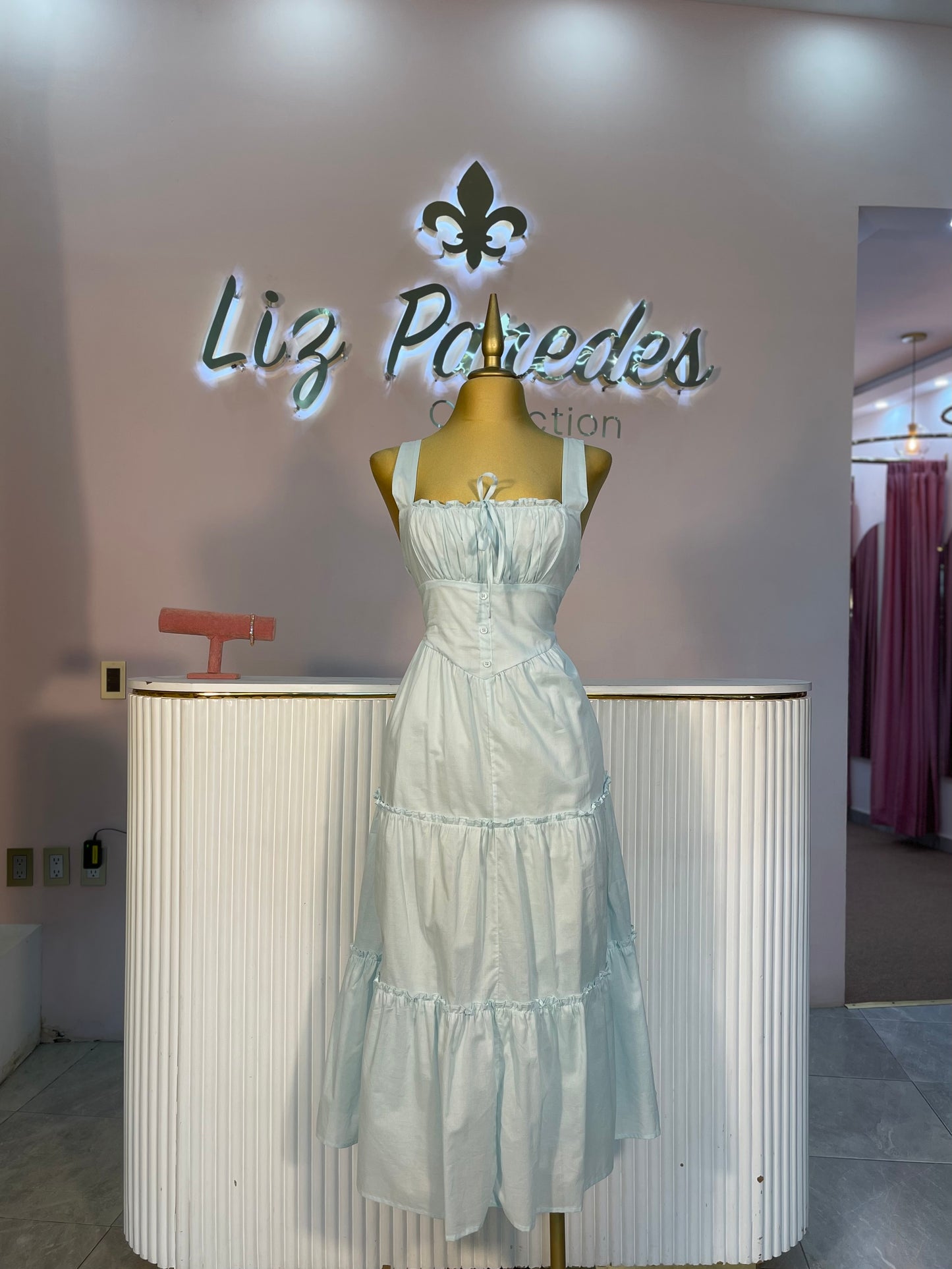 VESTIDO MAXI CAMPESINO CORSET