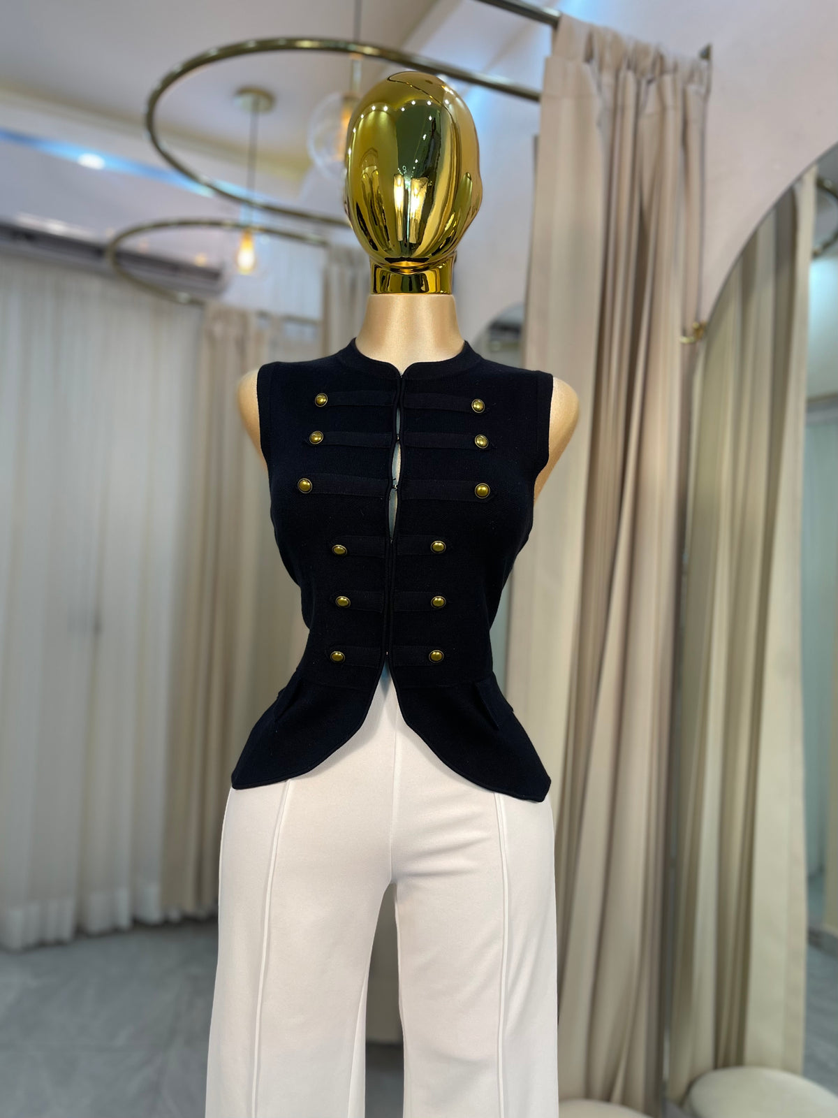 BLUSA TEJIDA MILITAR
