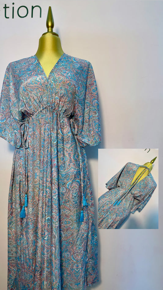VESTIDO HINDU MANGA ESC