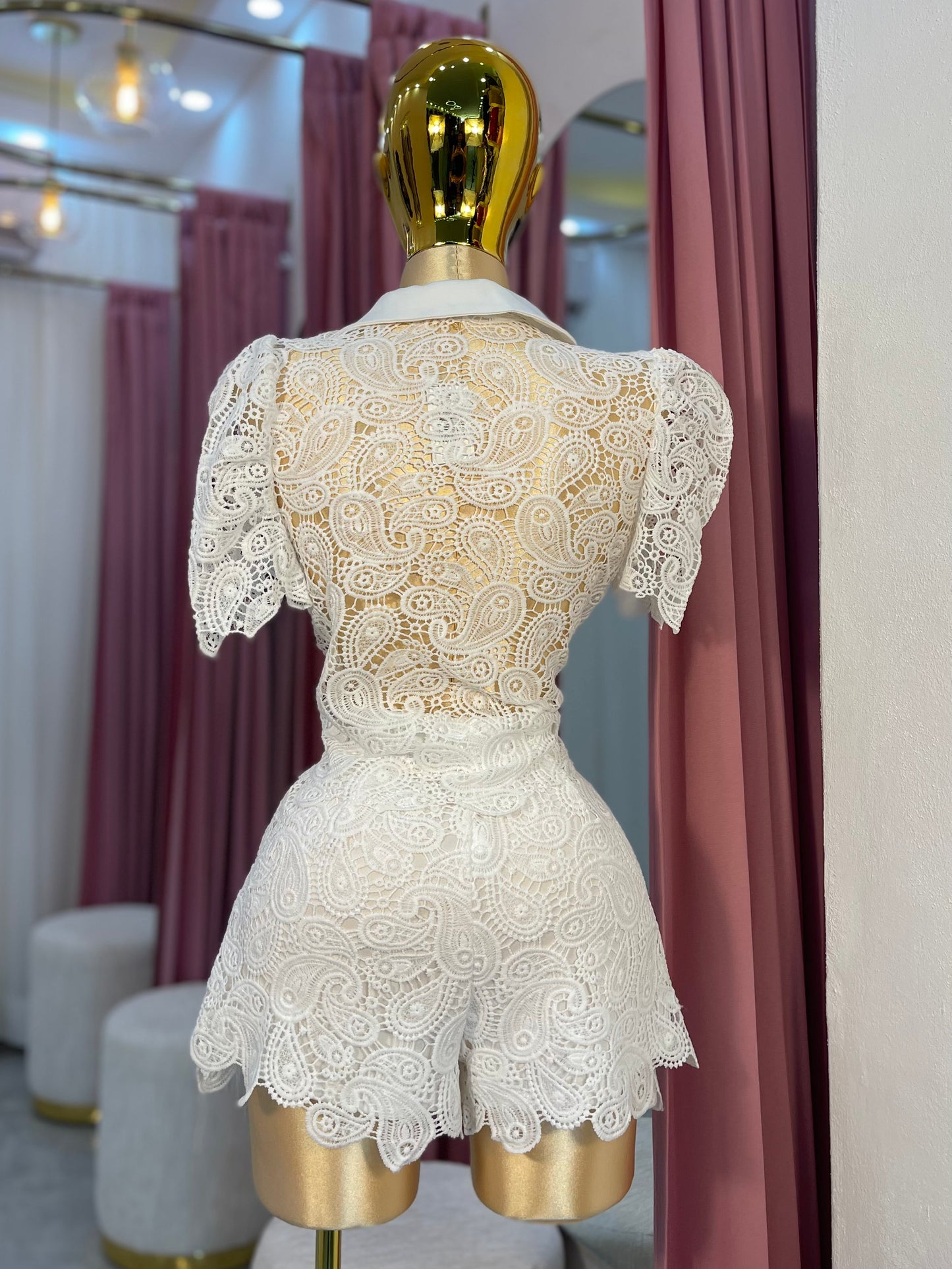 SET SHORT BORDADO