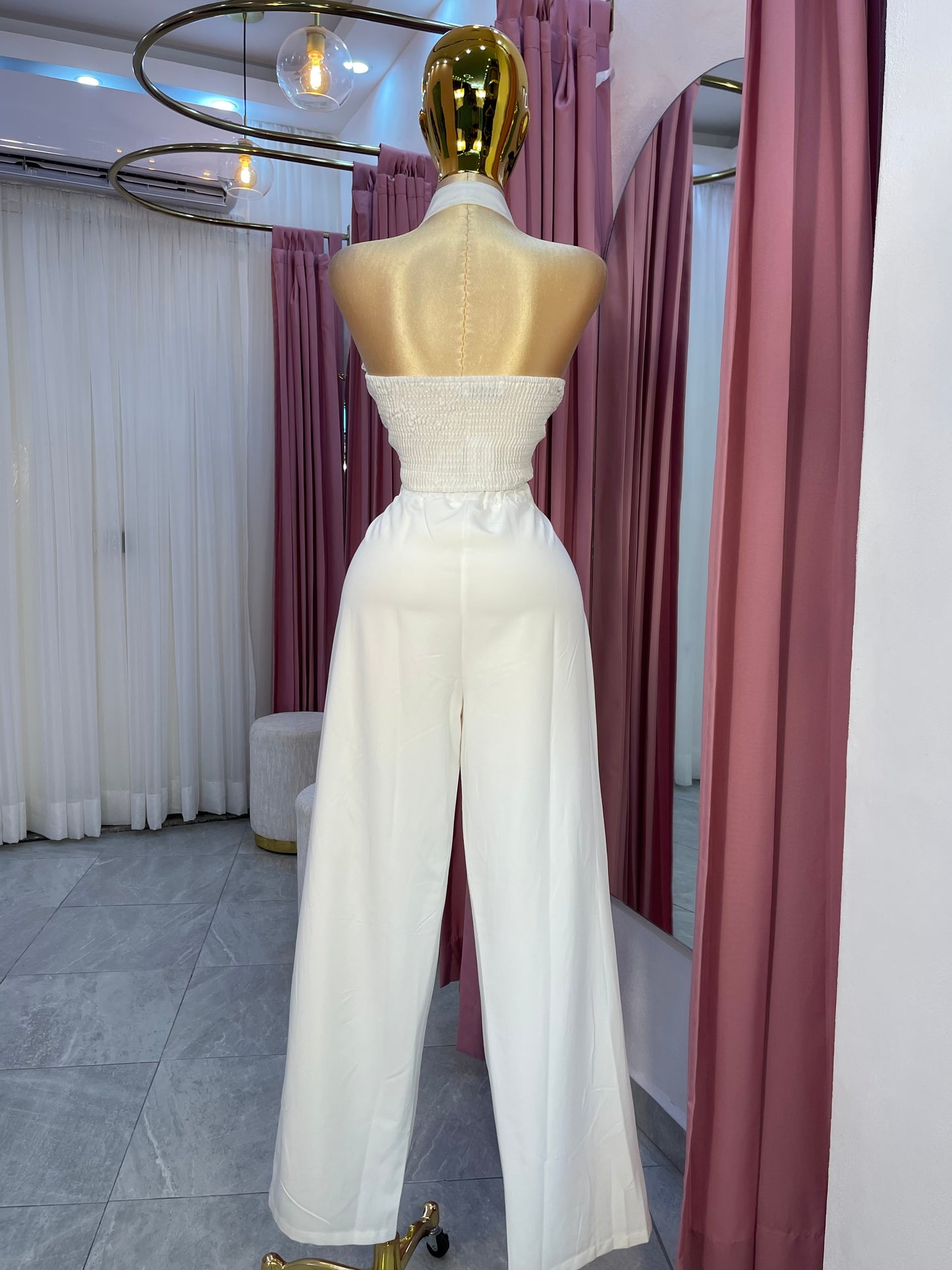 SET CHALECO HALTER