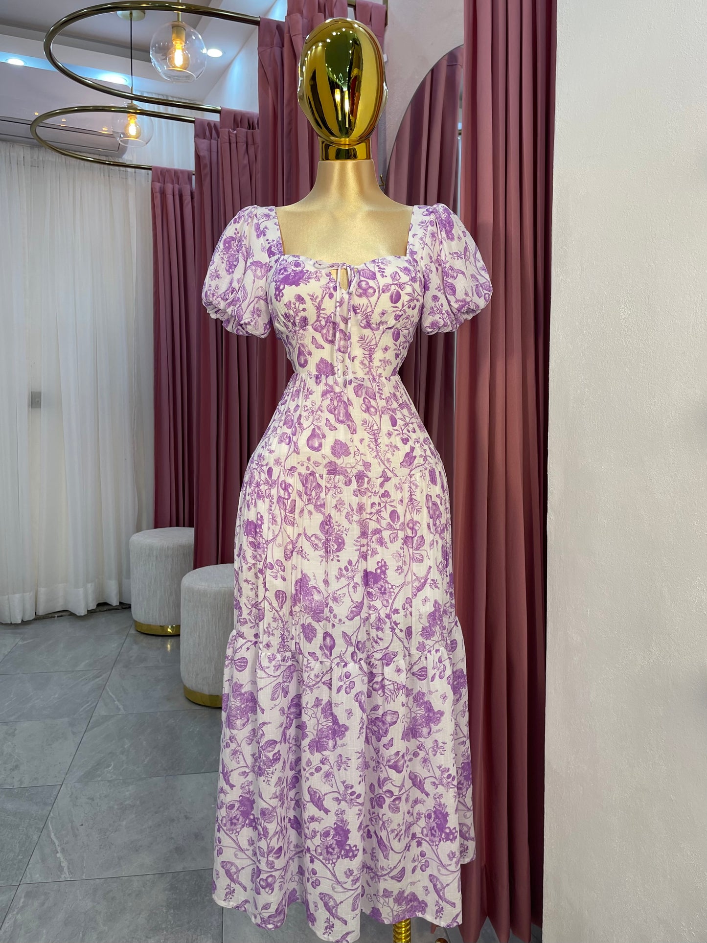 VESTIDO MAXI FLORAL