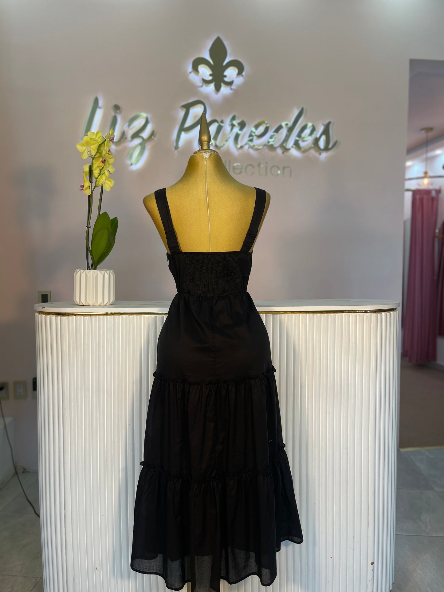 VESTIDO MAXI CAMPESINO CORSET