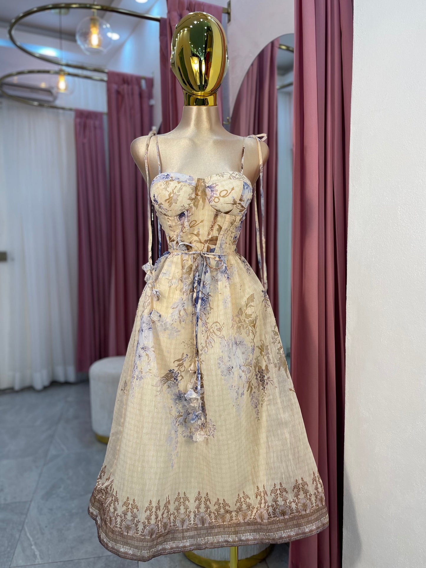 VESTIDO MIDI GASA