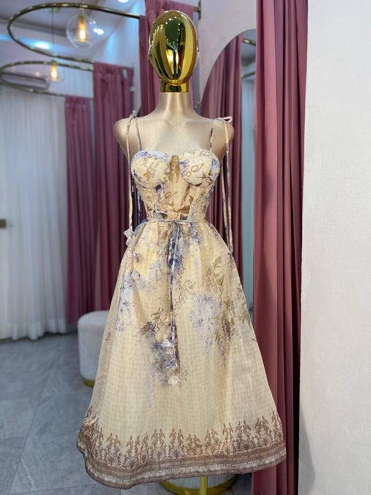 VESTIDO MIDI GASA