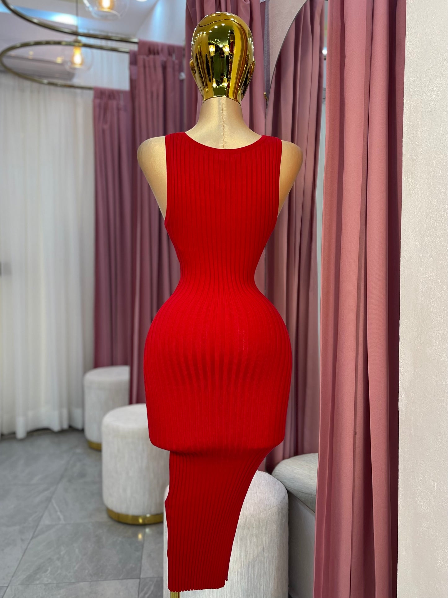 VESTIDO TELA DE PUNTO SIN MANGAS