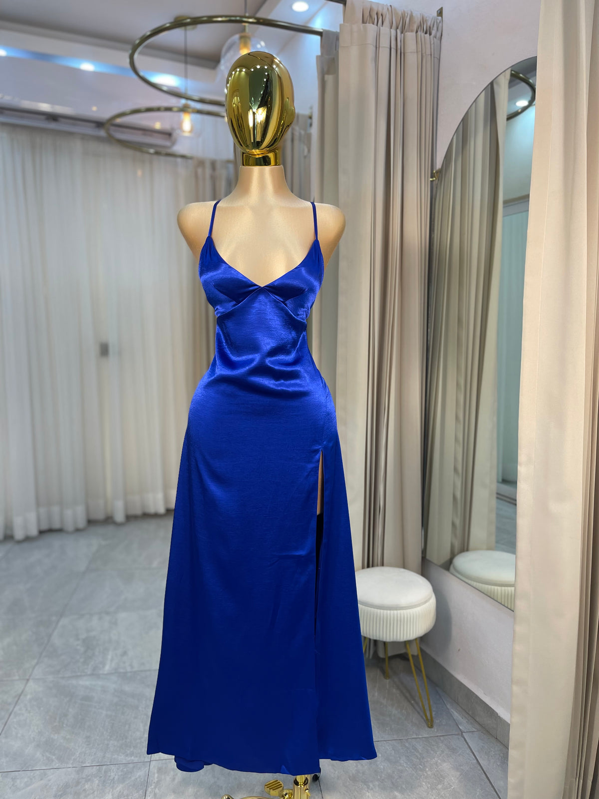 VESTIDO  MAXI TIRANTE