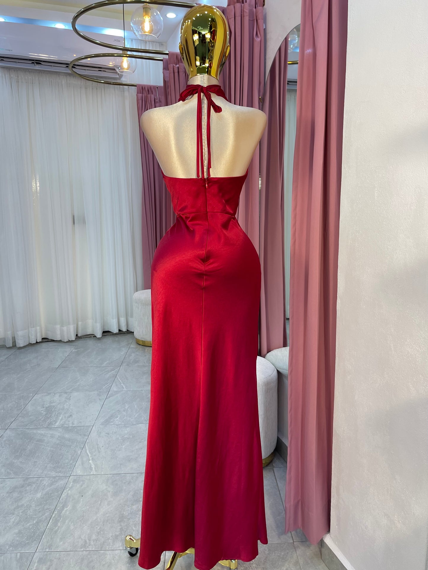 VESTIDO MAXI HALTER