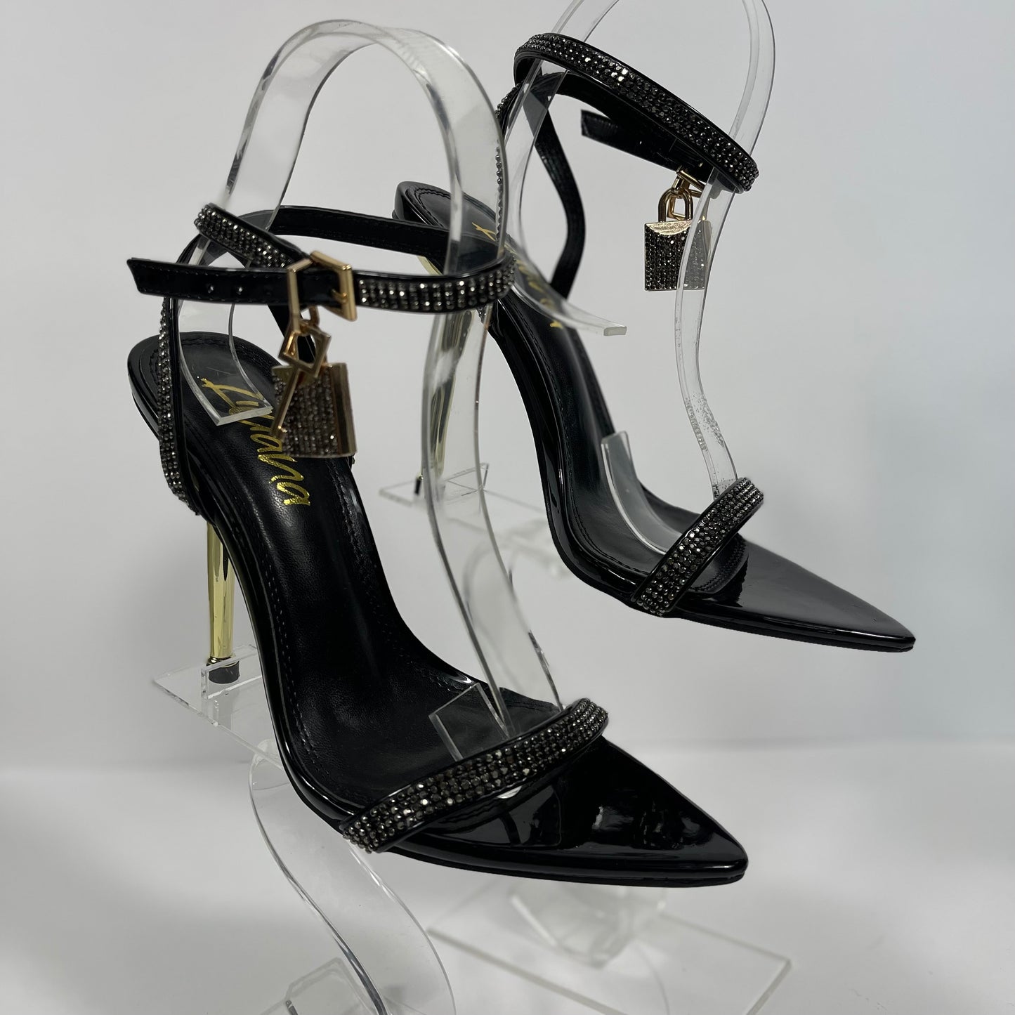 ZAPATILLA TACON CRISTALES