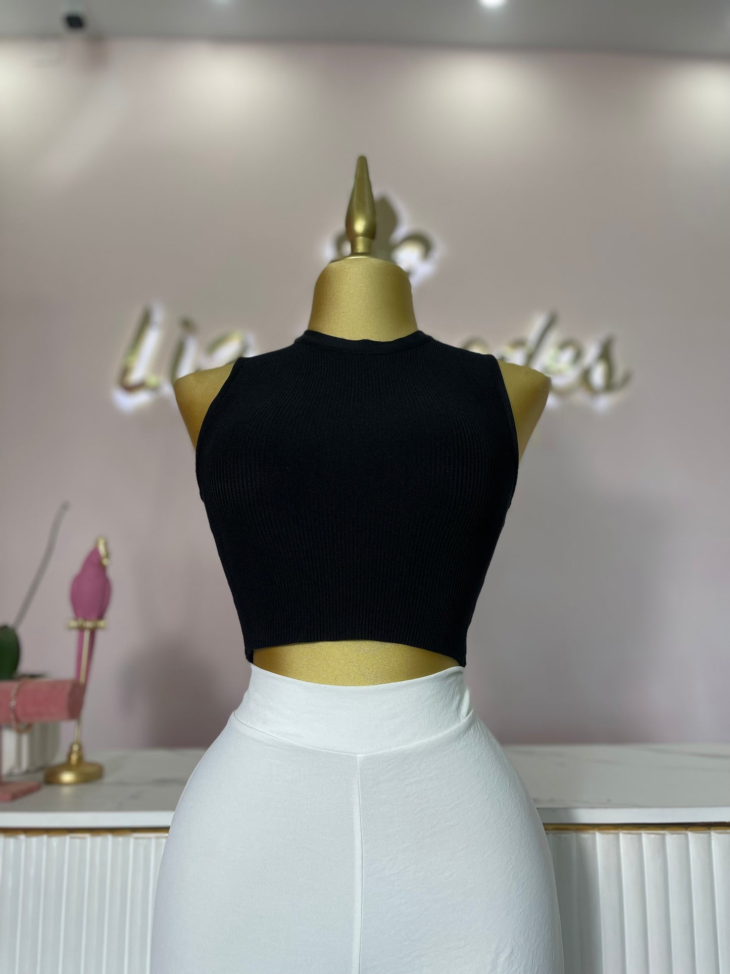 TOP BANDAGE NEGRO RSVLT