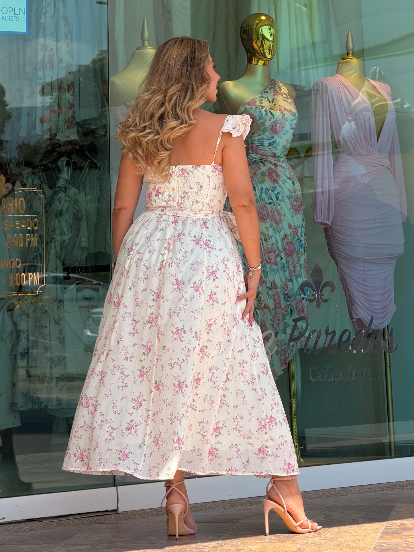 VESTIDO MIDI COPAS
