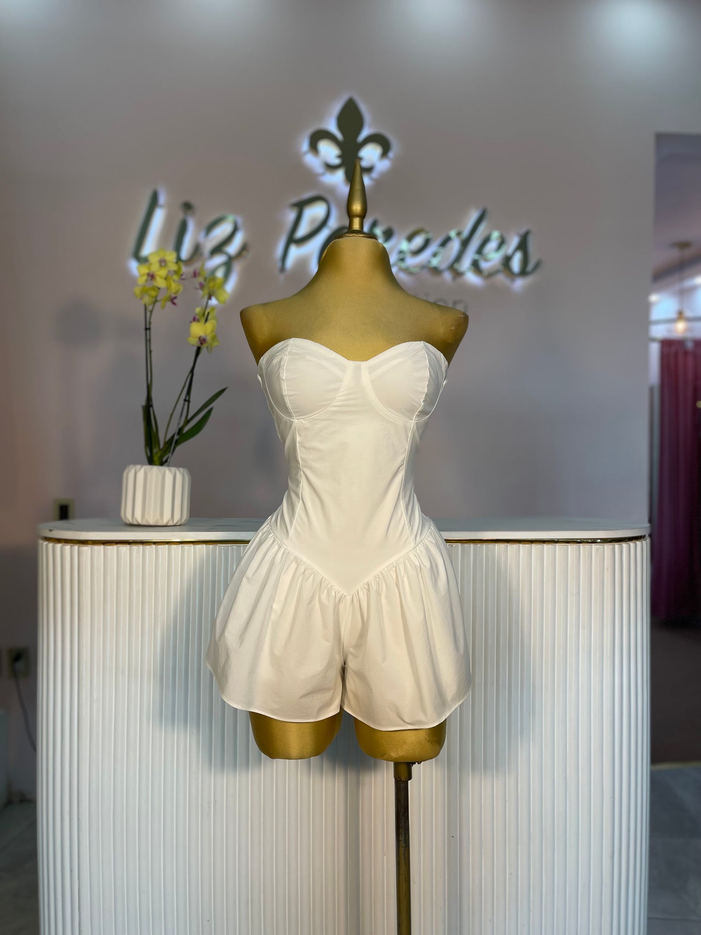 ROMPER CORSET STRAPLESS