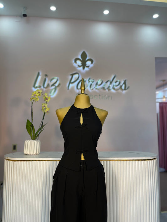 TOP MOÑO HALTER