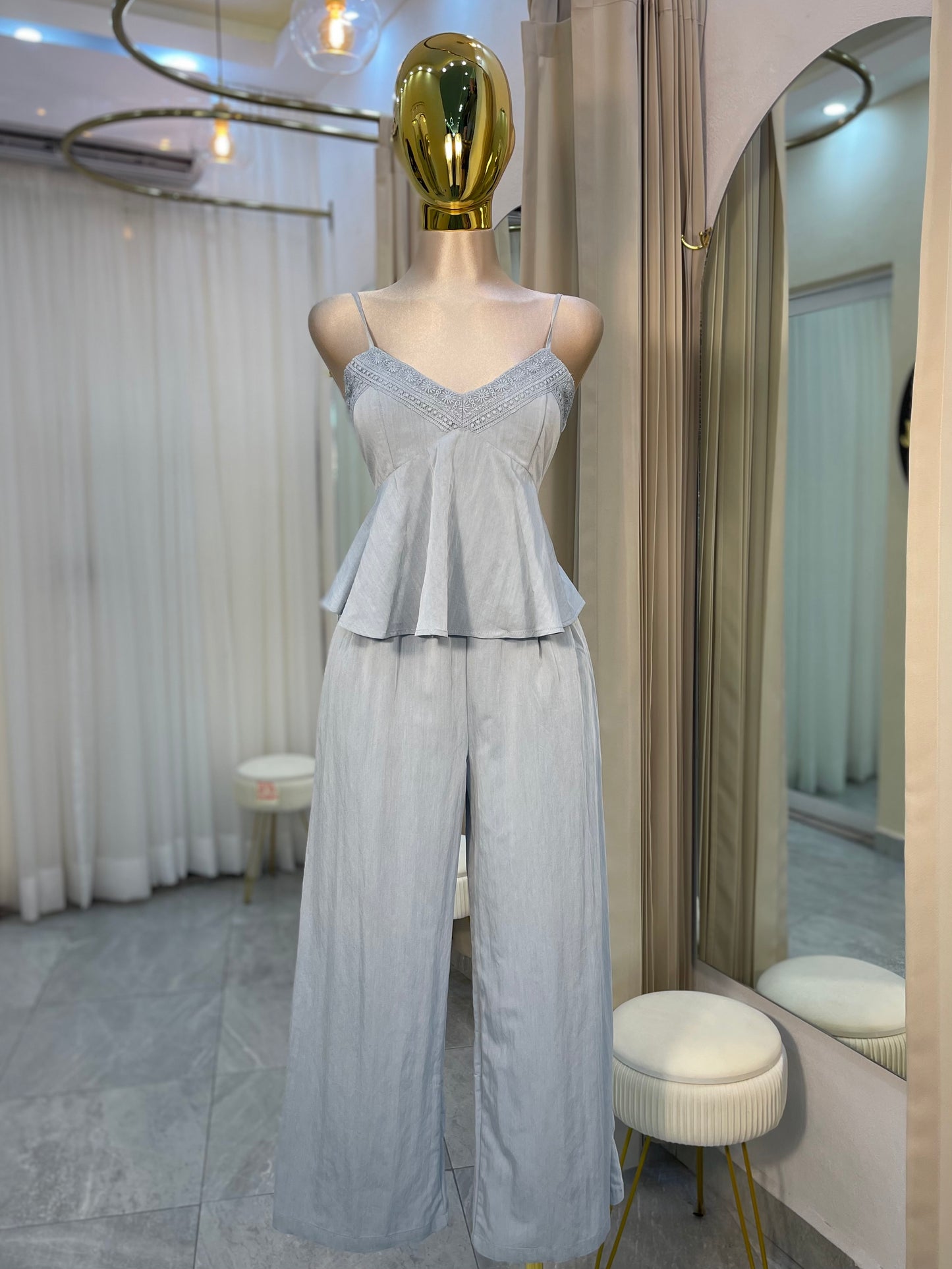 SET PEPLUM LINO