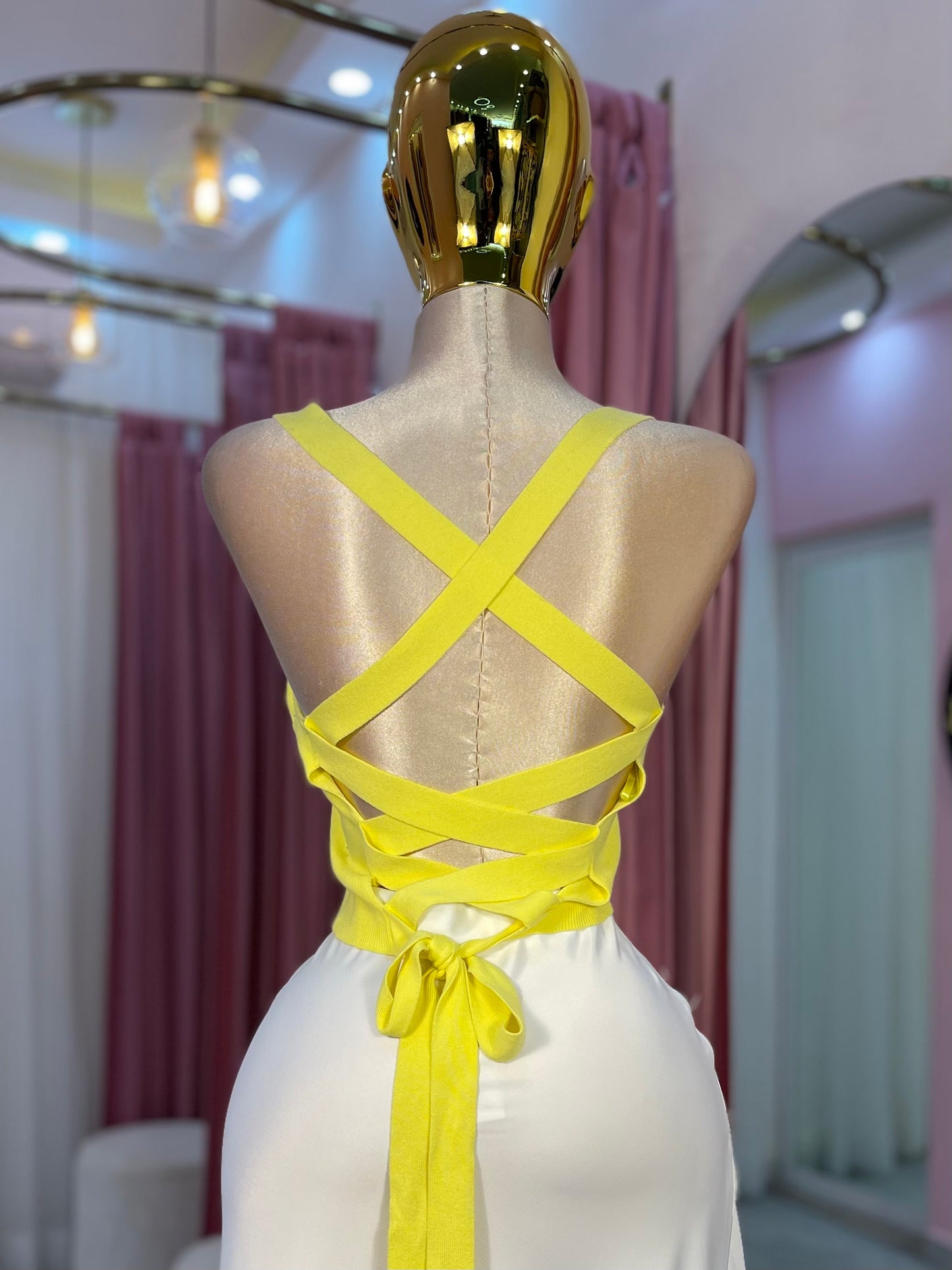 TOP AMARILLO PUNTO